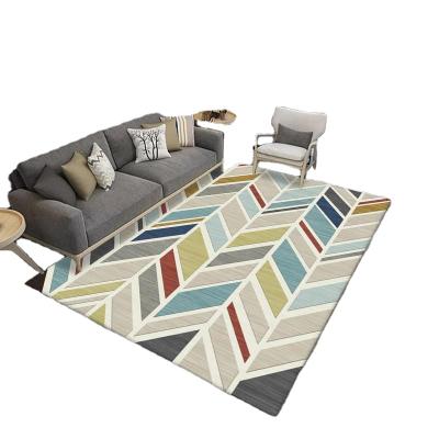 China Nordic Simple Custom Style Europe Life Thickness Comfortable Carpet 3d Printed For Living Room for sale