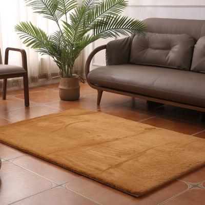 China Washable Rabbit Hair Rug-Soft and Comfortable-Bedside Rug-Made in China Living Room for sale