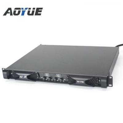 China Professional 4CH/1U/2 Ohms Power Amplifier Class 1u D Amplifier Module 5000w K4-1700 Power Amplifier for sale