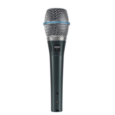 China Professional Microphone Vosiner Handheld Condenser Microphone B87A Wired Live Stage Performance Bar Microphone for sale