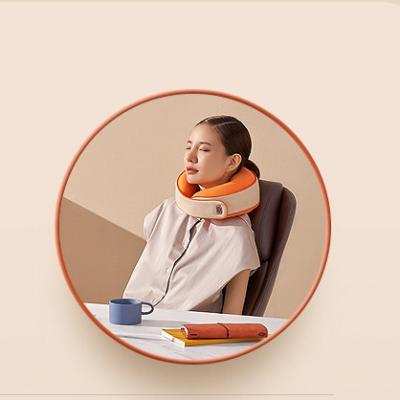 China Neck Acupressure Travel Massage Pillow Wormwood Heating U Shaped Kneading Products for sale