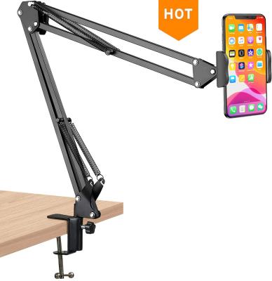 China 360 Rotation Adjustable Flexible Tablet Stand Holder for Long Bed Arm Tablet Desk Mount for iPad, iPad Pro Air 4 3 Smart Phone Mini for sale