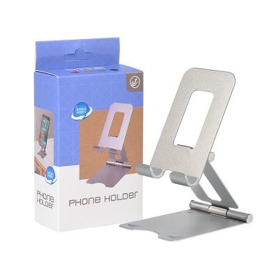 China Hot Selling Metal Phone Desk Stand Adjustable for Smartphones Desktop Aluminum Charging Dock for Home or Office for sale