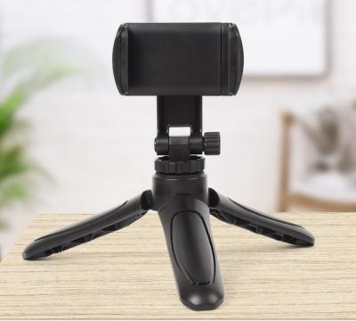 China Adjustable Mini Tripod Stand for Cameras/GoPros/Mobile Devices 360 Degree Rotation Vertical Video Smartphone Bracket Clip for sale