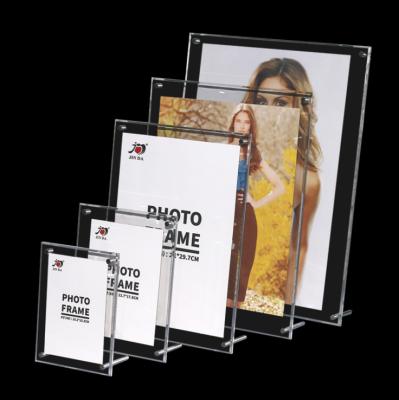 China New Design 2021 Hot Sale Eco-friendly Durable Christmas Decorative Acrylic Digital Photo Frame for sale