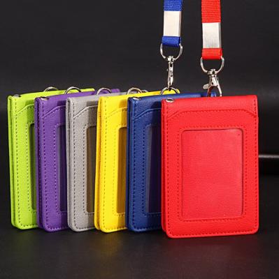 China Wholesale High Quality Durable PU Business Card Holder Plain Credit Card Leather Waterproof Cover for sale