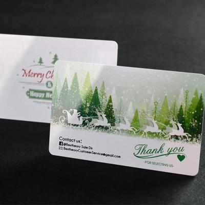 China Universal Factory Selling PVC Printable Plastic Card Discount Blank Plastic Gift Certificate for sale