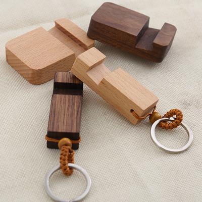 China Factory Direct Wholesale Custom Wooden Phone Accessories Universal Mobile Wooden Phone Stand for sale