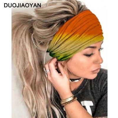 China Low MOQ Sporty Western Headband Sports Yoga Fashion Headband Free Samples Woman Headband Cloth for sale