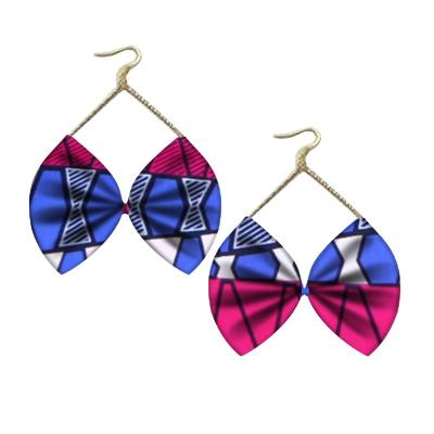 China Low MOQ Free Samples Style Women's Earrings Fashion Style Accessories Cloth Earrings African African Jewelry Fashion Women's Earrings for sale