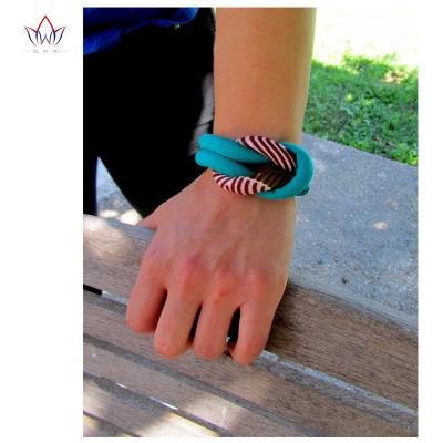 China Free Samples Fashion Low MOQ Dress Woman Bracelet Fashion Women African African Jewelry Cloth Bracelet Style Accessories for sale