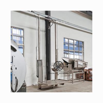 China International Halal Pneumatic Lifting Livestock Processing Platform 100~200 Day Hide Puller Slaughterhouse Equipment Hydraulic Fall Lift Fall Slaughter for sale