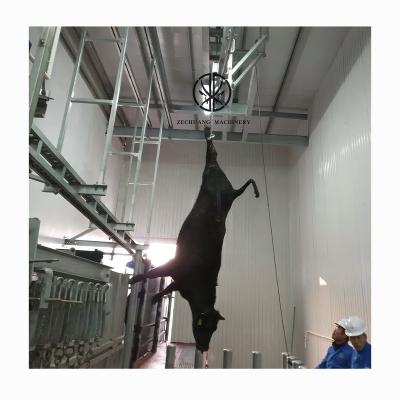 China International Halal High Quality Hot Dip Galvanizing Carcass Carcass Equipment Slaughterhouse Cattle Food Processing Lifting Crane for Beef Slaughterhouse Cow Slaughtering Equipment for sale