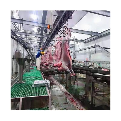 China International halal vending line halal type goat slaughtering machine hanger synchronous food processing conveyor best offal quarantine for sheep slaughterhouse for sale