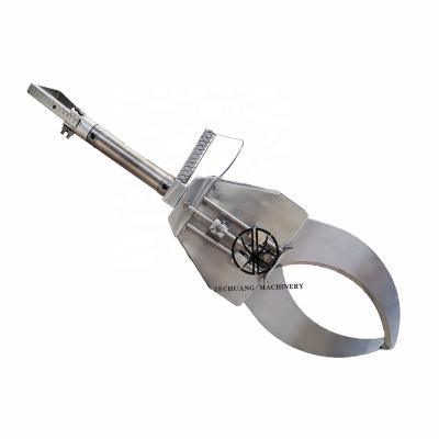 China Professional Hydraulic Control Food Processing Pig Slaughterhouse Machine Slaughter Line Equipment Head Removed Scissors for Pig Slaughterhouse for sale