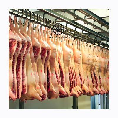 China International Food Processing Sow Slaughterhouse Carcass Processing Hanging Transport Rail For Pig Slaughterhouse Machinery Double Track Equipment for sale