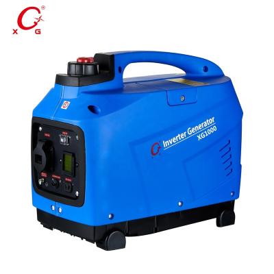 China 1.2kVA Inverter Generator 1kW Silent Outdoor Portable Gasoline Generator Recoil Start Ultra Light Powered Mini Generator 1000 for sale