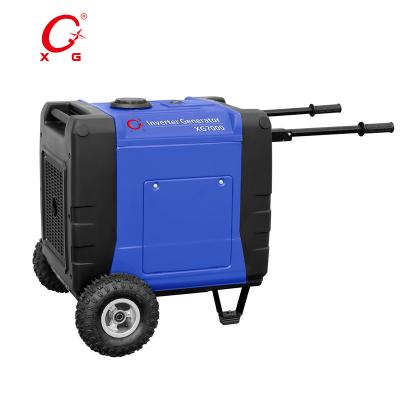 China Silent Generator 8.7kVA Gasoline Start Inverter Portable Generator 7.0kW Electric Start 7000 Key Camping for sale