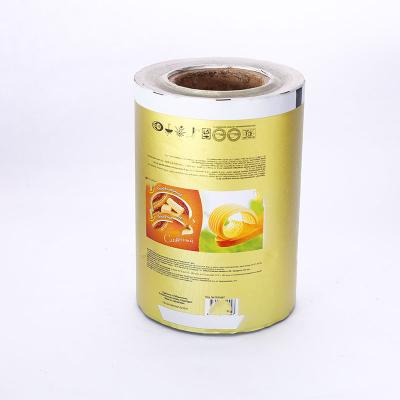 China Food Butter Wrapping Foil Backed Composite Laminated Paper Rolls for sale