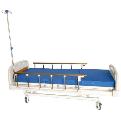 China Manual Hospital Bed 3 Cranks Triple Bunk Hospital Beds for sale