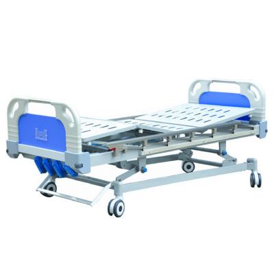 China Crank Manual Hospital Bed 4 Adjustable Hospital Bed for sale