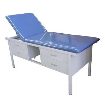 China Portable Hospital Bed Hospital Examination Bed Examination Table With Drawer for sale