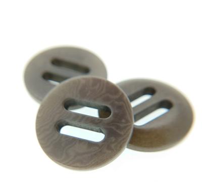 China Custom Biodegradeable 2 grooves buttons corozo buttons natural buttons tape buttons for garment for sale