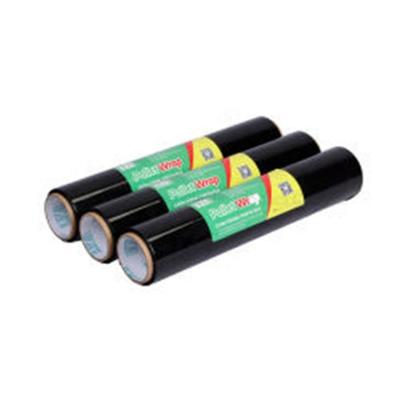 China Rizhao Huahang moisture proof bulk goods stretch film roll wrap black color maker pe colorful stretch film for machine for sale