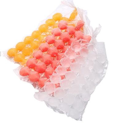 China Rizhao HUAHANG Size Recyclable Custom Size Self-seal Food Grade Disposable Plastic Ice Cube Pack Bags for sale