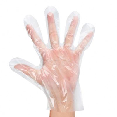 China Rizhao HUAHANG Disposable Gloves CE Band Multifunctional Cheap White HDPE Gloves Cleaning Custom Medium Multifunctional Gloves for sale