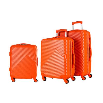 China China Supplier ABS 3 Piece ABS Luggage Set Suitcase 4 Wheel Suitcase for sale