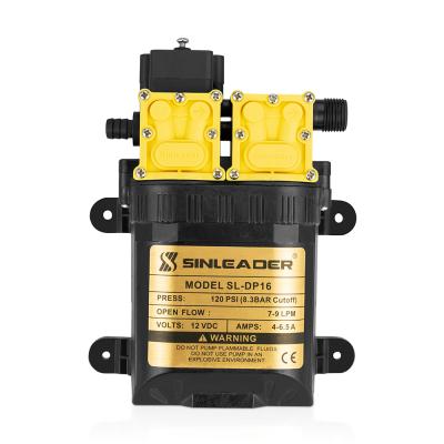 China Other Battery Operated Mini High Flow Motor Sprayer Electric High Pressure Diaphragm Pumps 12/24v for sale