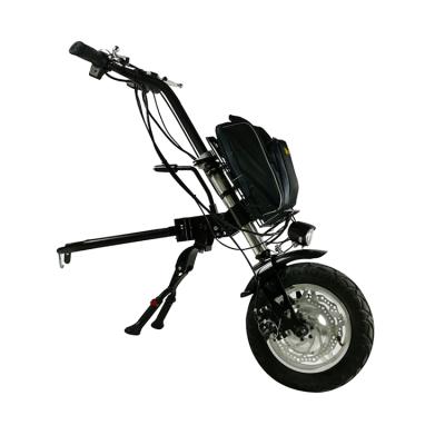 China Stainless Steel DIY Electric Hand Cycles Electric Wheelchair Conversion Kit With Lithium Battery for sale