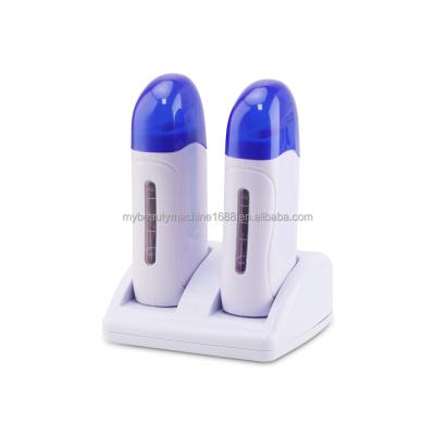 China New Hair Removal Product Wax Heater Professional Hair Removal Double Pot Salon Cartridge Wax Heater for sale