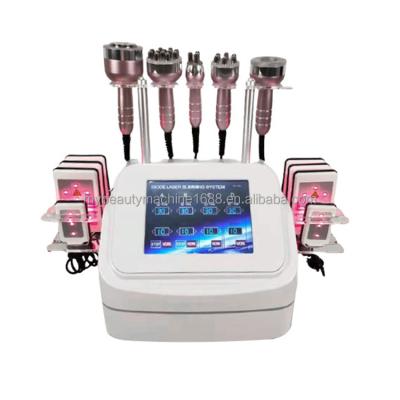 China Weight Loss 6 in 1 Ultrasonic Cavitation Beauty Device Lipolaser RF Cavitation Vacuum Body Slimming Machine for Weight Loss for sale