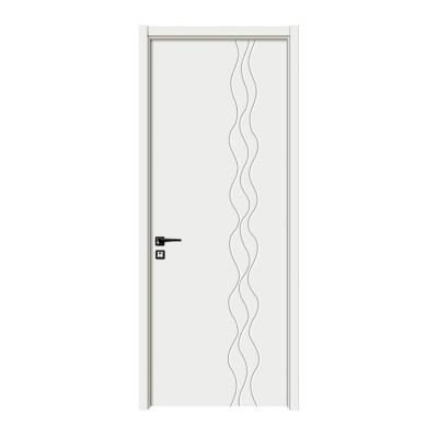 China Modern Stylish Wooden Door Design MDF Pre Hung Interior Doors for sale