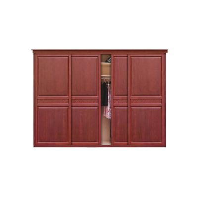 China Hotel Bedroom Durable Hot Selling Classic Custom Colored Wooden Sliding Wardrobe for sale