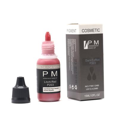 China PM Semi Tattoo Pigment Permanent Cosmetic Organic Eyebrow Tattoo Ink For Microblading zu verkaufen