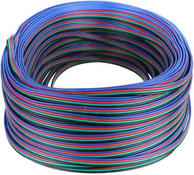 China Led Strip eSann 22AWG LED Strip Light Ribbon Wire 4Pin RGB Extension Cable For RGB LED Strip Lighting for sale