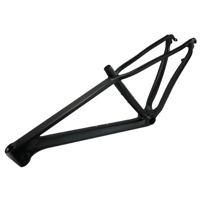 China Lightweight TIGHT bicycle frame mtb QR/Through axle carbon cycle mountain bike mtb bicycle can install to pull forward FD for sale