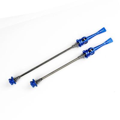 China Moutain Bike Road Bike Customs LOGO 0.055G bicycle skewers parts hub front and rear skewers quick release for sale