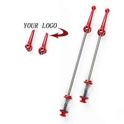 China Lightweight Bicycle Hub 54g Front And Rear Skewers Quick Release for sale