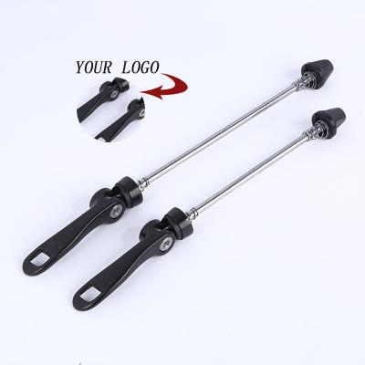 China Bike and Bike Hub Copper QR Bike Quick Release Lever Front Wheel Road Folding Bicycles Wheels Skewers for sale