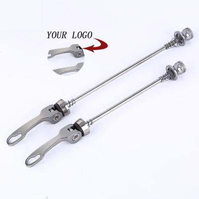 China Bicycle and MTB bike wheel hub front and rear skewers unloading wheels variable speed bicycle quick release for sale