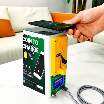 China Multiple Fast Charging Support Mobile Phone Charger With Ub101-wifi Charging Station Coin Operated Desktop Mobile APP Management for sale