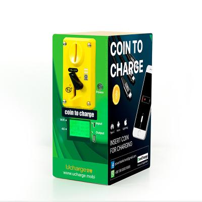 China Multi power coin operated desktop mobile bank charging station U-box UB101-4G mobile phone charger box size mobile charger for sale