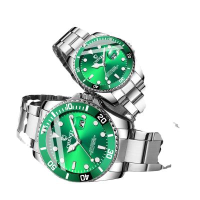 China Women and men watches ghost green non-mechanical temperature measurement couple mode nwaluminous morning meterproof fashion luminous men's watches. for sale