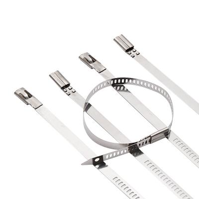 China 304 Grade Stainless Steel Steel Cable Tie for sale