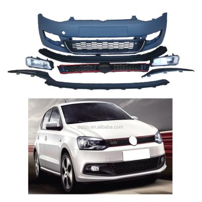 China Plastic For VW Polo GTI Front Bumper Assy For Tuning Parts PP Material 2010 for sale