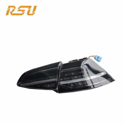 China CAR ACCESSORIES MODIFIED PARTS FLAME BLACK COLOR for LED TAIL LAMP GOLF 7.5 2018 - AND GOLF 7 14-17 Golf VII for sale